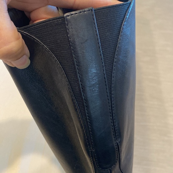 Marc Fisher tall leather heel boot. Rubber good grip sole. Size 5 1/2. - Picture 12 of 12